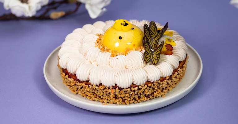 <strong>Tartă Nocciola și Mango.</strong>