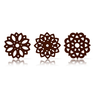 Lace flower dark assortment