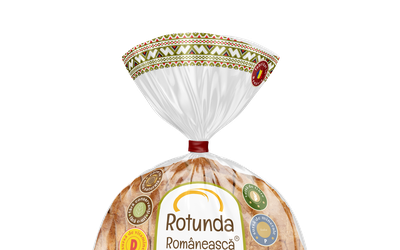 Rotunda Românească - pâine cu secară și maia, feliată