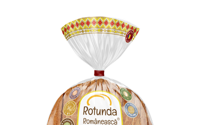 Rotundă Românească - pâine multicereale cu maia, feliată