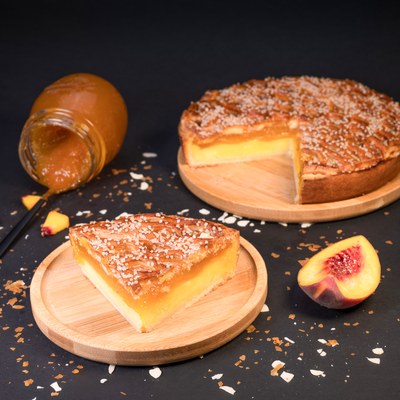 Shortcrust Tart vanilla&peach.