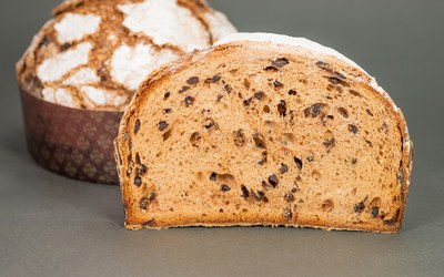 Panettone cu ciocolată.