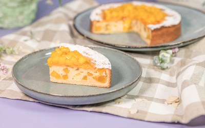 Pască cu brânză și mango.