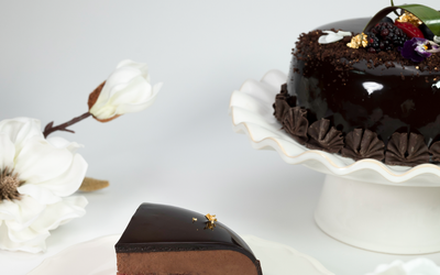 Chocolate Strawberry Gateau